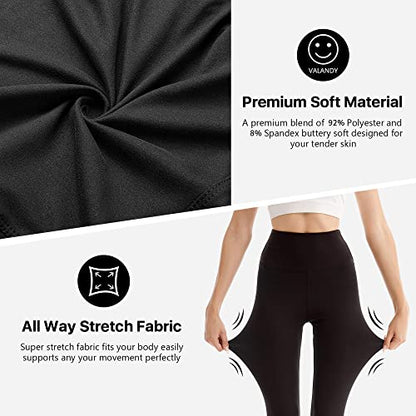 SINOPHANT High Waisted Leggings for Women, Buttery Soft Elastic Opaque Tummy Control Leggings, Plus Size Workout Gym Yoga