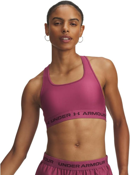 Under Armour Women's Crossback Mid Impact Sports Bra