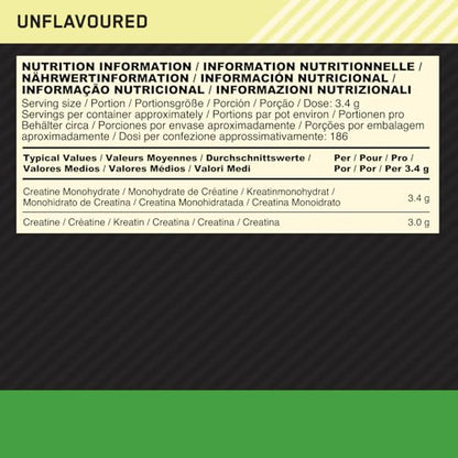 Optimum Nutrition Micronised Creatine Powder 100% Pure