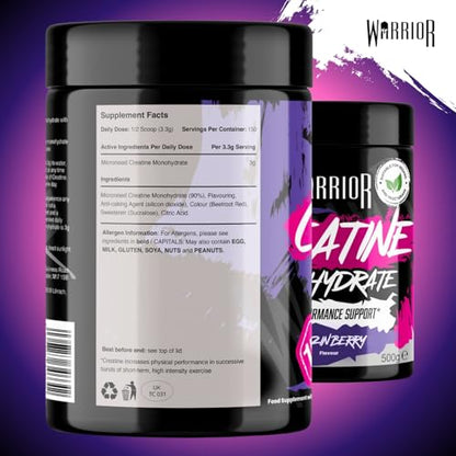 Warrior Creatine Monohydrate Powder 300g