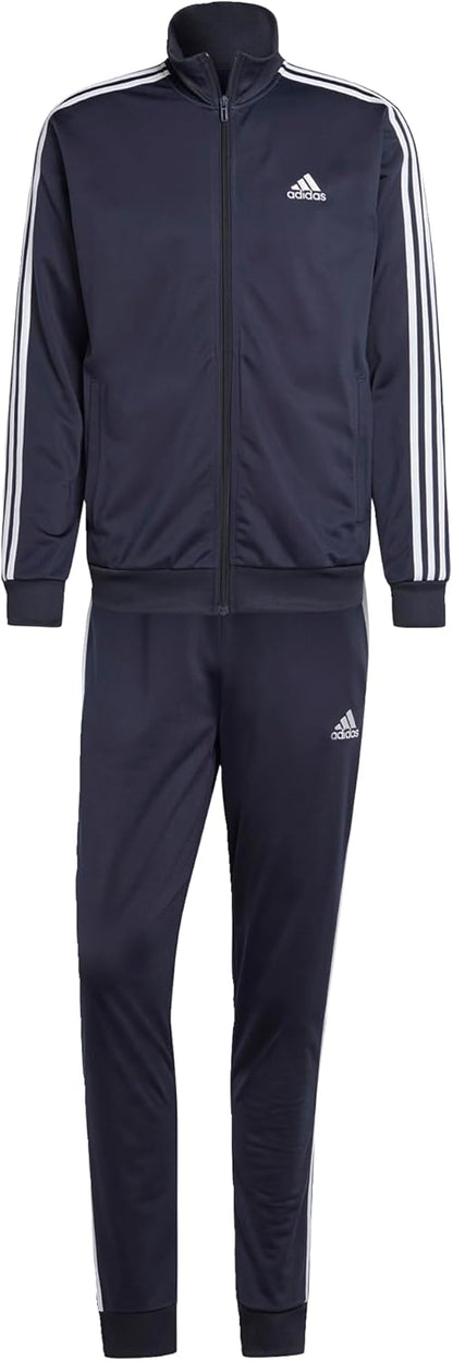 adidas Men's Basic 3-Stripes Tricot Track Suit