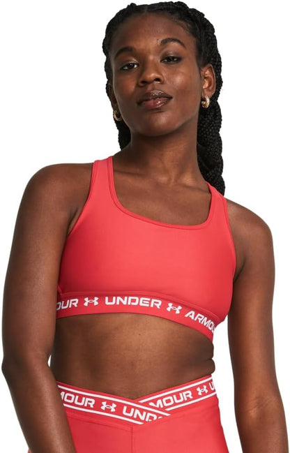 Under Armour Women's Crossback Mid Impact Sports Bra