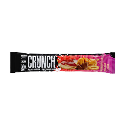 Warrior Crunch - High Protein Bars - 20g Protein Each Bar - Low Carb, Low Sugar Snack - 12 Pack x 64g (Variety Pack)