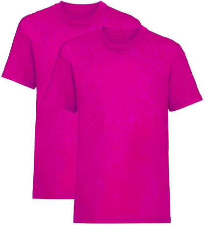 Listers Schoolwear Boys T-Shirt (Pack of 2) 100% Cotton 1-15 Years