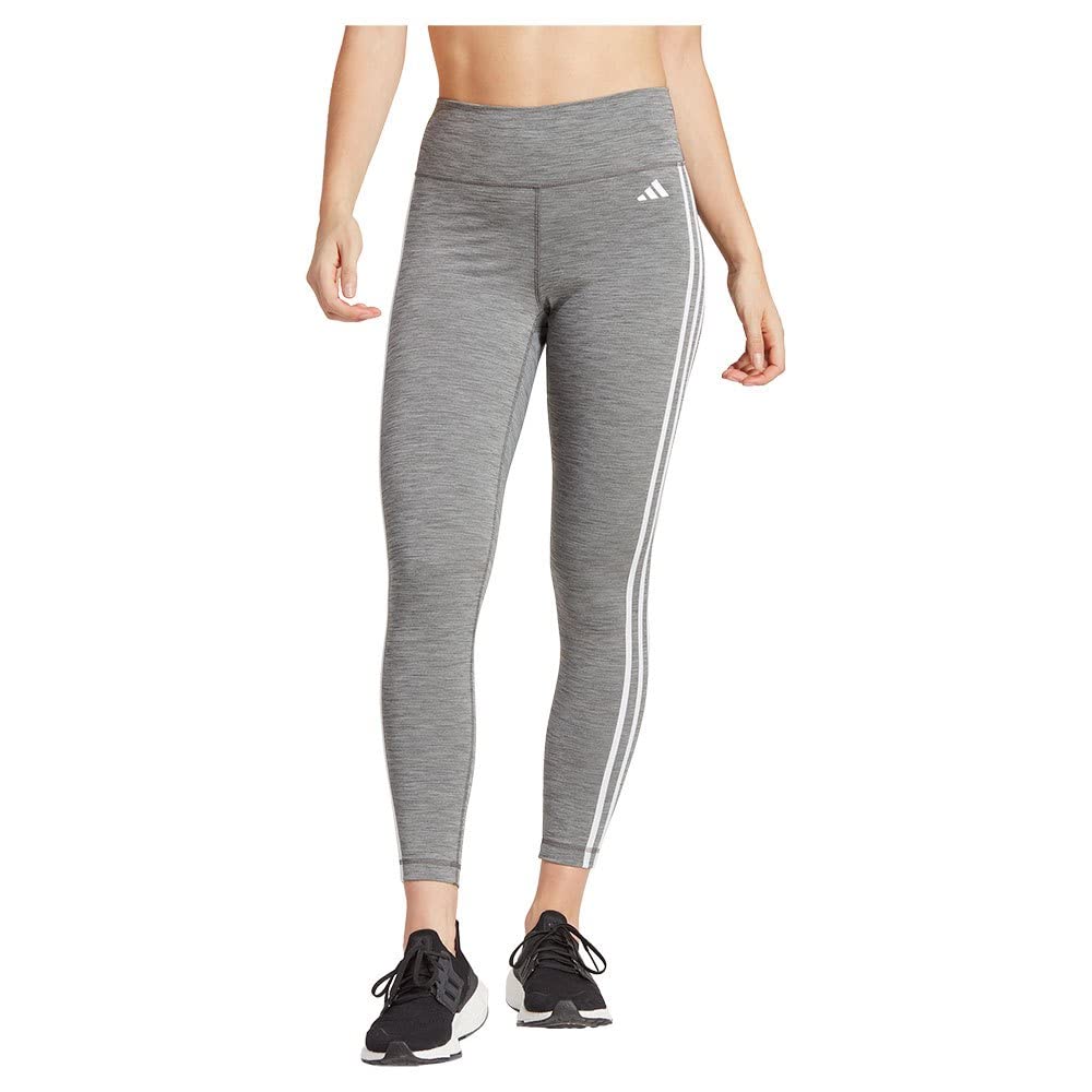 adidas Women's Train Essentials 3-Stripes High-Waisted 7/8 Leggings Tights (7/8)