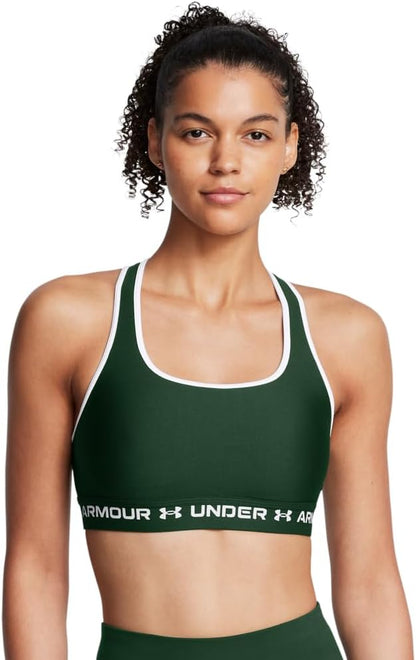 Under Armour Women's Crossback Mid Impact Sports Bra