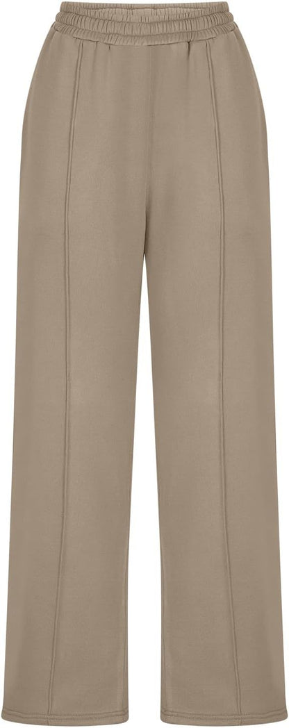 Two Piece Set for Women Full Zipper Jackets and Trousers Set