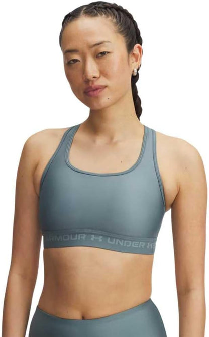 Under Armour Women's Crossback Mid Impact Sports Bra