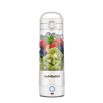 nutribullet Portable Blender in Black - Powerful Extractor Blade, 475ml Cup, To-Go Lid, USB-C Charging Cable & User Guide - Delivers 15+ Blending Cycles - Healthy Shakes On The Move