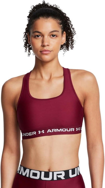 Under Armour Women's Crossback Mid Impact Sports Bra