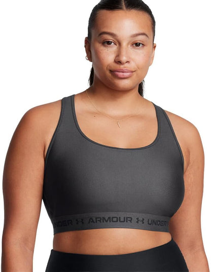 Under Armour Women's Crossback Mid Impact Sports Bra