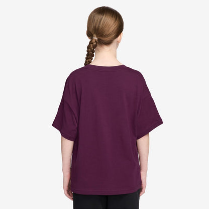 NIKE Girl's G NSW Tee Boxy Essntl Lbr Shirt