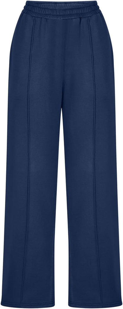 Two Piece Set for Women Full Zipper Jackets and Trousers Set