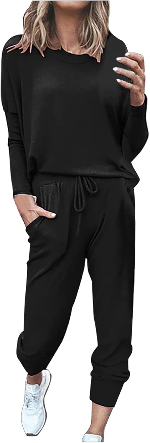 AMhomely Tracksuit Womens Full Set Lounge Wear Sets Oversized