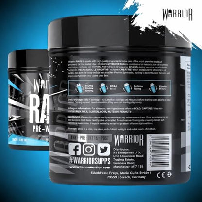 Warrior Rage Pre Workout Powder 392g