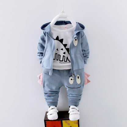Boys’ Long-Sleeve Sports Top & Trousers Set