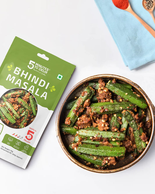 5 Minutes To Delhi Bhindi Masala Camping Meal (Vegan)
