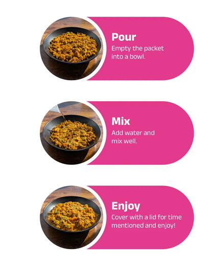 5 Minutes To Delhi Dal Makhani Camping Meal (Vegan)