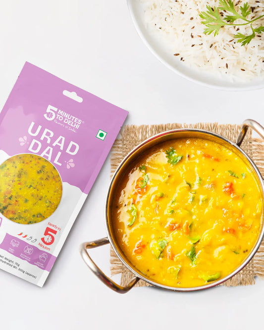 5 Minutes To Delhi Urad Dhal Camping Meal (Vegan)