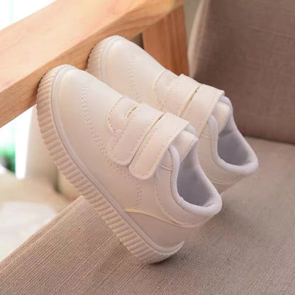 Kids’ Casual Trainers | Black, White & Pink