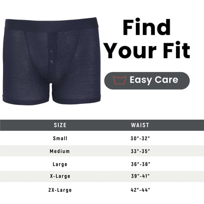 Sock Stack 6 Pack Mens Blue Navy Stripe Cotton Stretch Boxer Shorts Breathable Soft Durable Underwear For Everyday Comfort