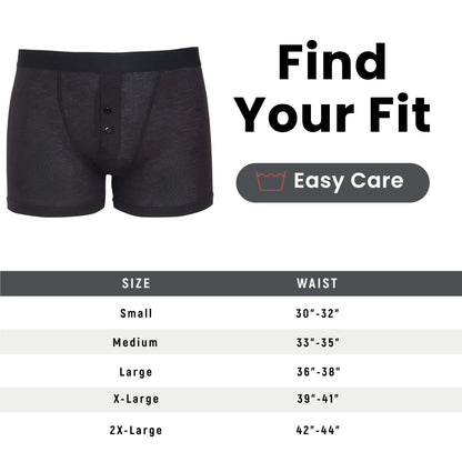 Sock Stack 6 Pack Cotton Stretch Boxer Shorts For Men MB09 Breathable Soft Durable Underwear In Black Navy Grey Classic Everyday Comfort