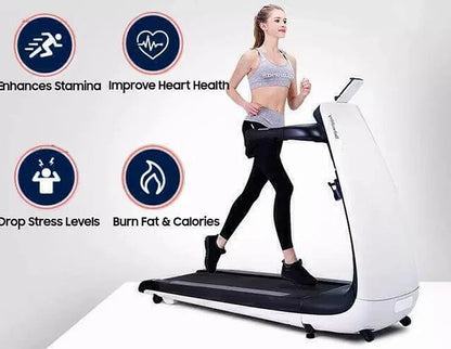 Compact Running Machine for Home Fitness