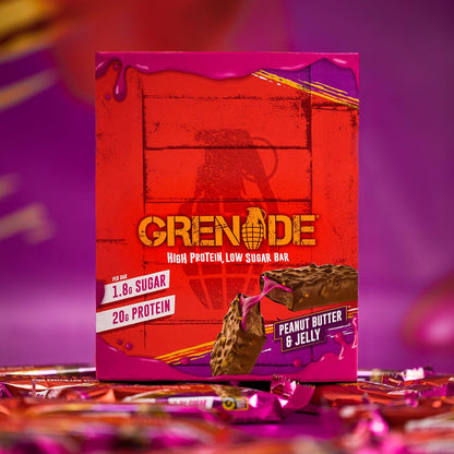 Grenade High Protein, Low Sugar Bar - White Chocolate Cookie, 12 x 60 g