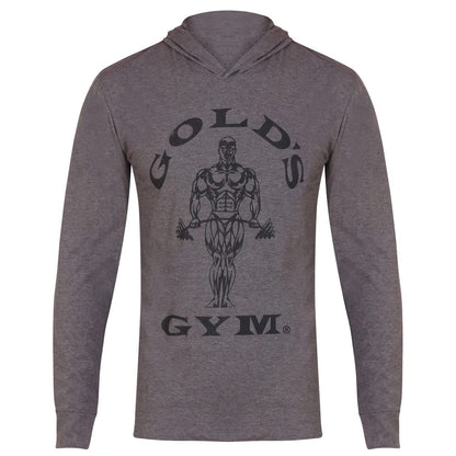 Gold's Gym Men's Workout Training Hooded Long Sleeve Sweat Top