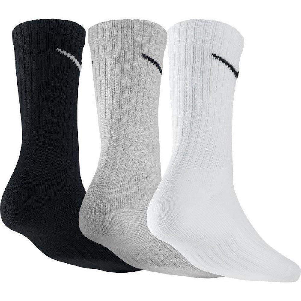 NIKE Unisex U Nk Everyday Cush Crew 3pr Socks