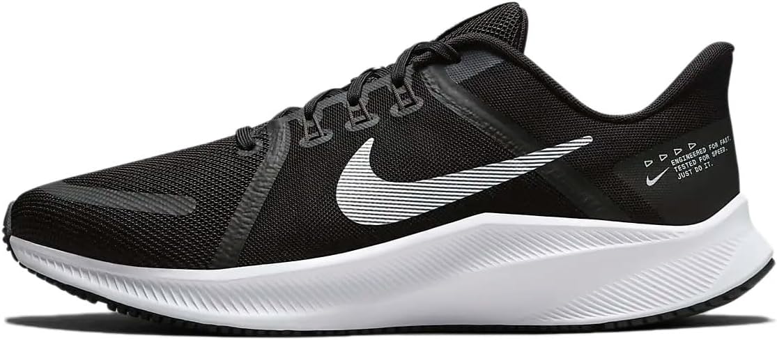 NIKE Quest 4 Men's Trainers Sneakers Shoes DA1105 (Black/Dark Smoke Grey/White 006) UK10 (EU45)