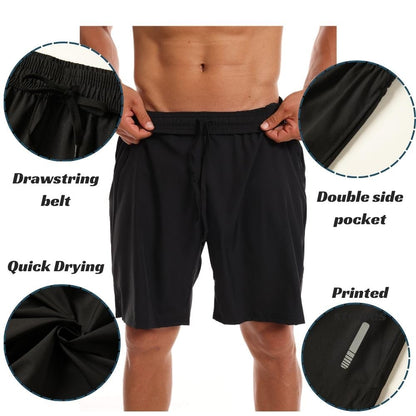 fovdtaa 3 Pack Mens Sports Shorts Quick Dry Shorts Gym Running Workout Activewear Men Running Shorts