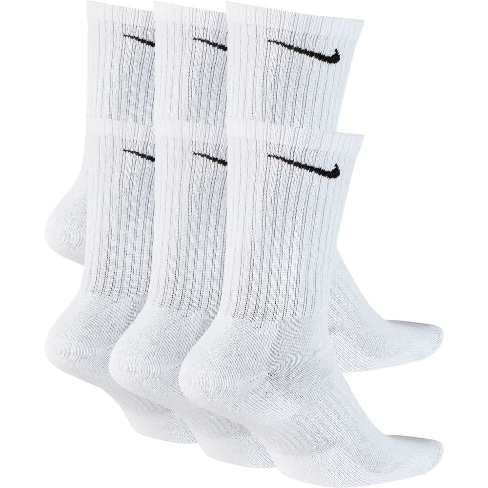 NIKE Men's U Nk Everyday Cush Crew 6pr-bd Socks