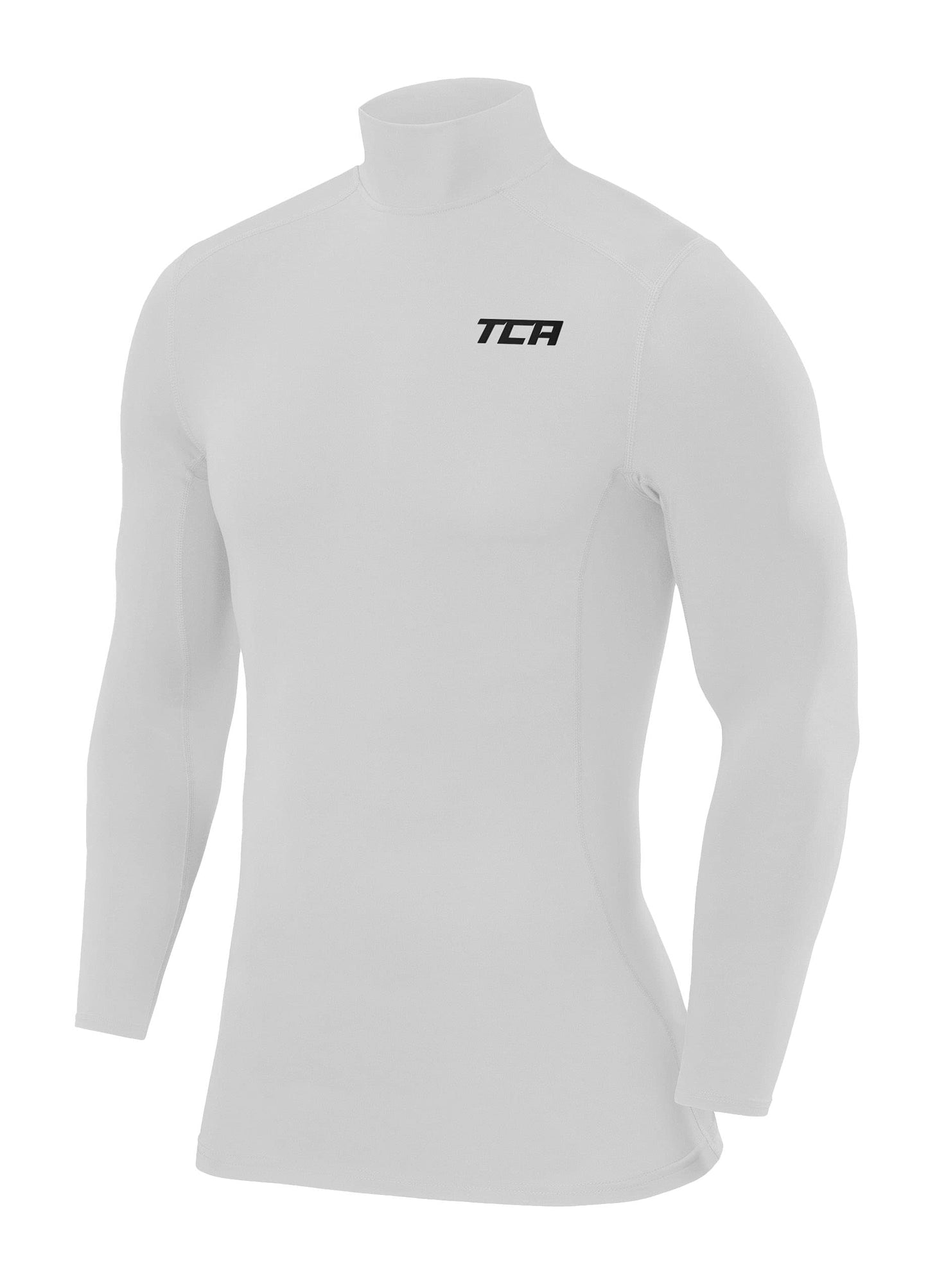 TCA Boys' Pro Performance Compression Base Layer Long Sleeve Top - Mock Neck