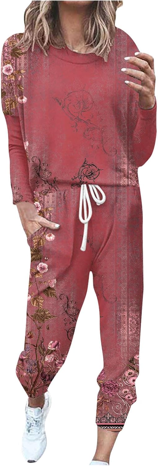 AMhomely Tracksuit Womens Full Set Lounge Wear Sets Oversized