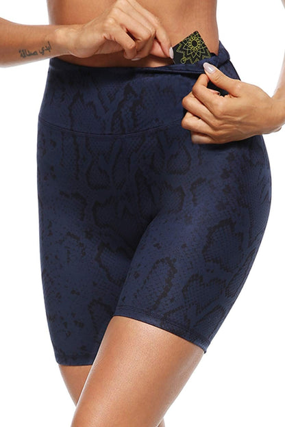PERSIT High Waisted Women's Yoga Shorts with Pocket