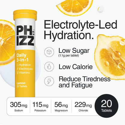 Phizz Electrolytes, Multivitamin & Hydration Tablets