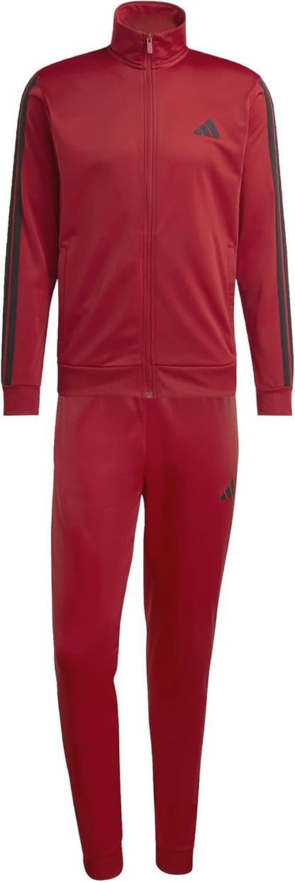 adidas Men's Basic 3-Stripes Tricot Track Suit