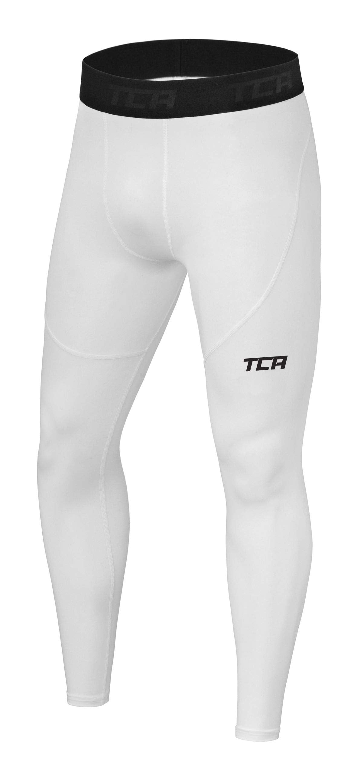 TCA Men Boys Pro Performance Compression Leggings Thermal Base Layer Tights