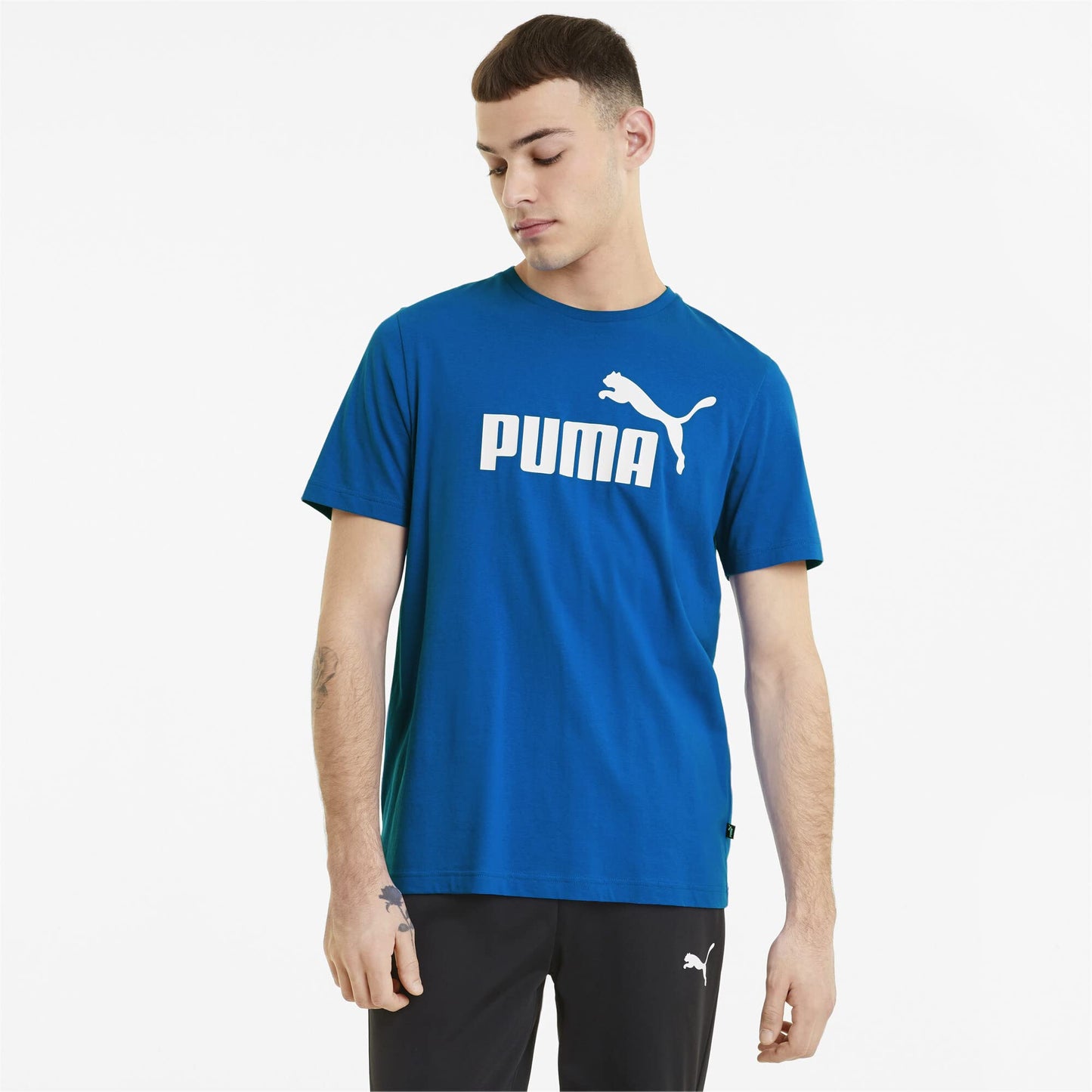 PUMA Men's Ess Logo Tee T Shirt