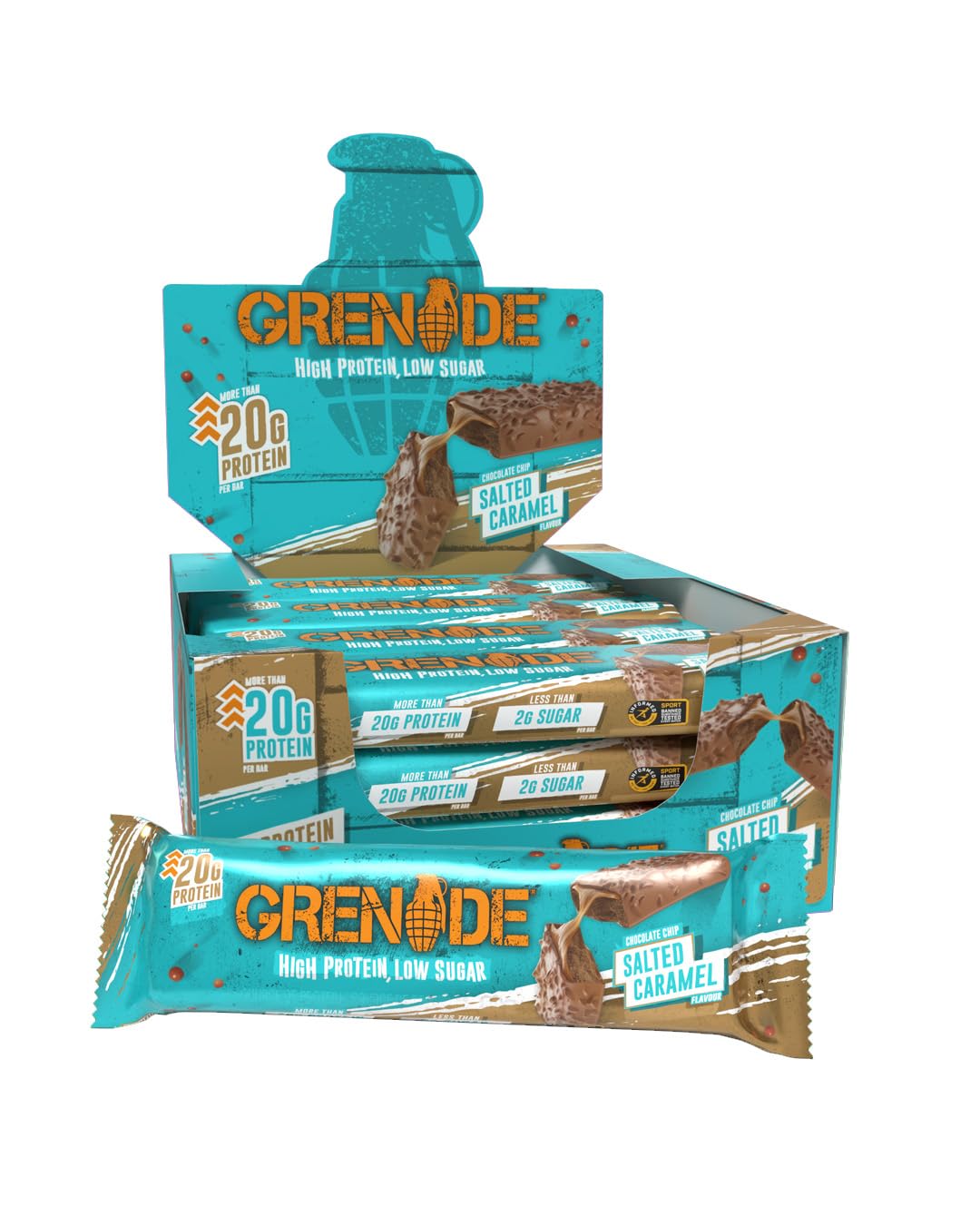 Grenade OREO Protein Bar - High Protein, Low Sugar, 12 x 60 g