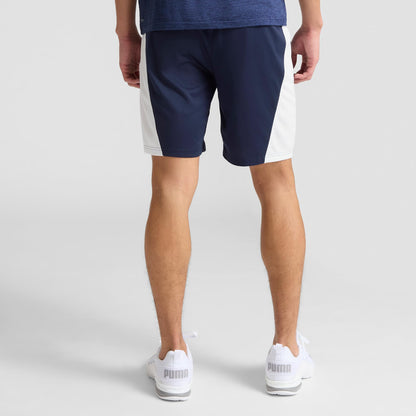 PUMA Mens Train All Day Tech 8 Inch Knit Athletic Shorts Casual Bottoms Casual - Blue