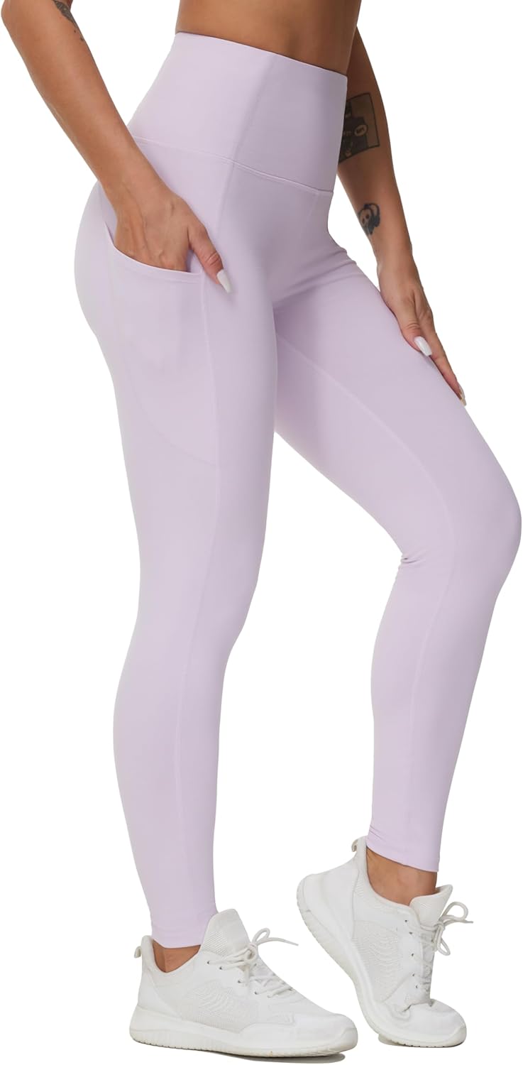 THE GYM PEOPLE Thick High Waist Yoga Pants with Pockets
