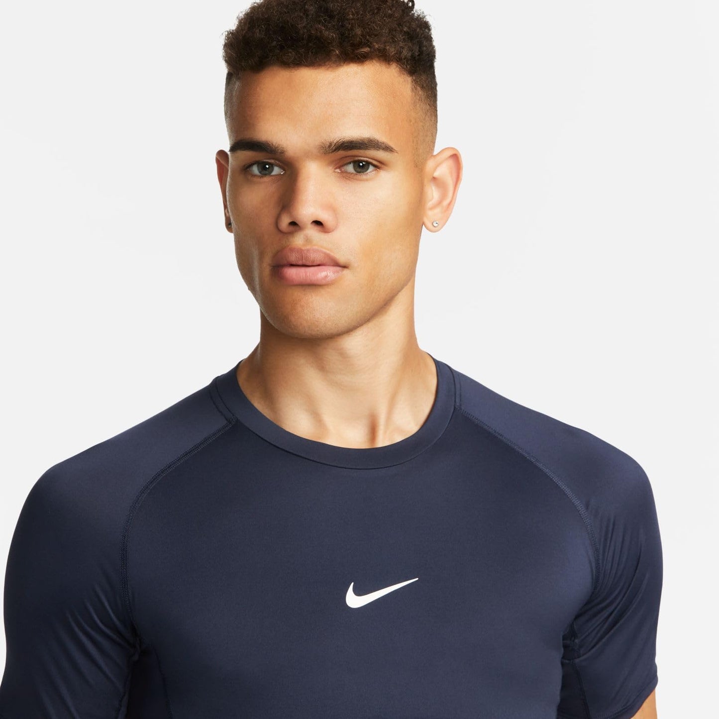 NIKE Men's M Np Df Tight Top Ss Sweatshirt