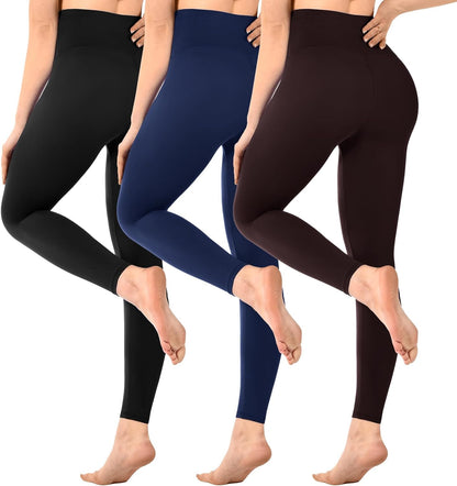 SINOPHANT Pack of 3 Women's High Waist Leggings