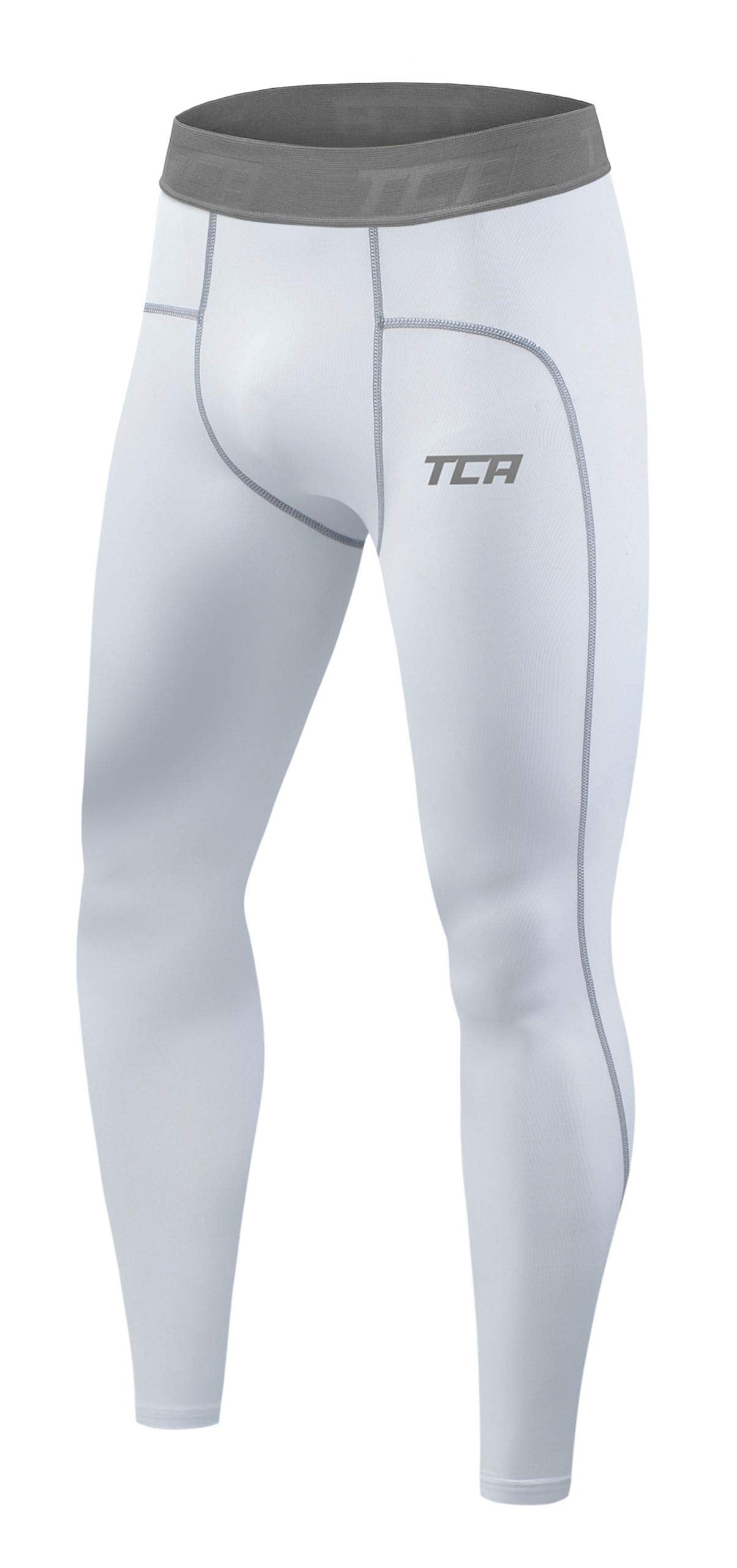 TCA Men Boys Pro Performance Compression Leggings Thermal Base Layer Tights