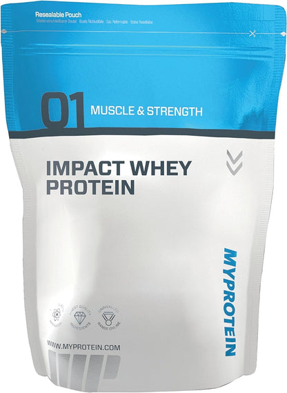 MyProtein Impact Whey Protein Powder – 1kg, 23g of Protein per Serving, Supports Muscle Building, Recovery & Lean Muscle Maintenance - 40 Servings