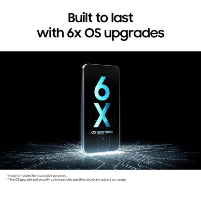 Samsung Galaxy A16 4G smartphone with 6x OS upgrades graphic