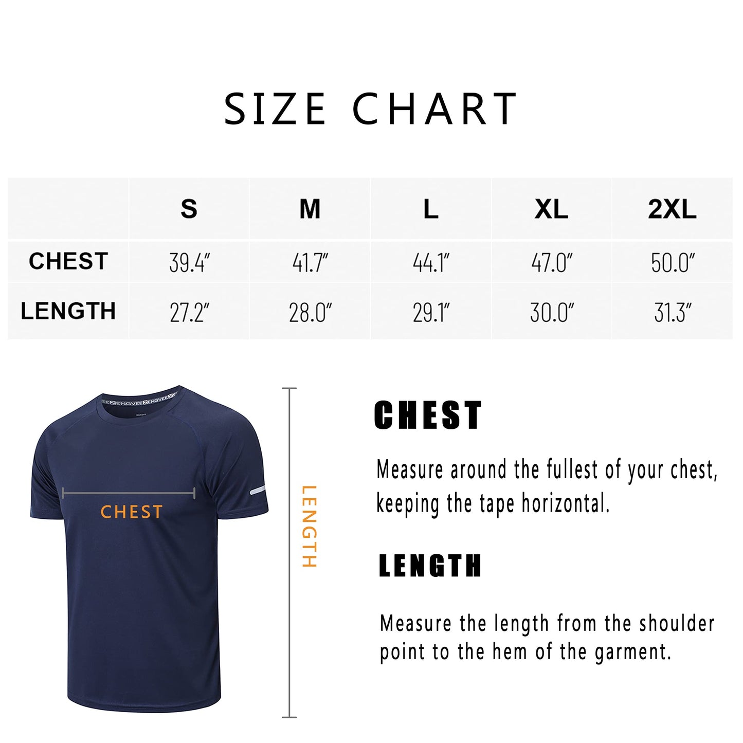 Gaiatiger 3 Pack Mens T-Shirts Dry-Fit Short Sleeve T-Shirts Moisture Wicking Active Athletic Running Tops Men Work Shirts