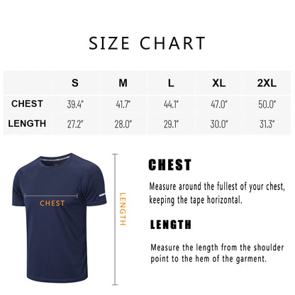 1/3 Pack Mens Athletic Running T-Shirts